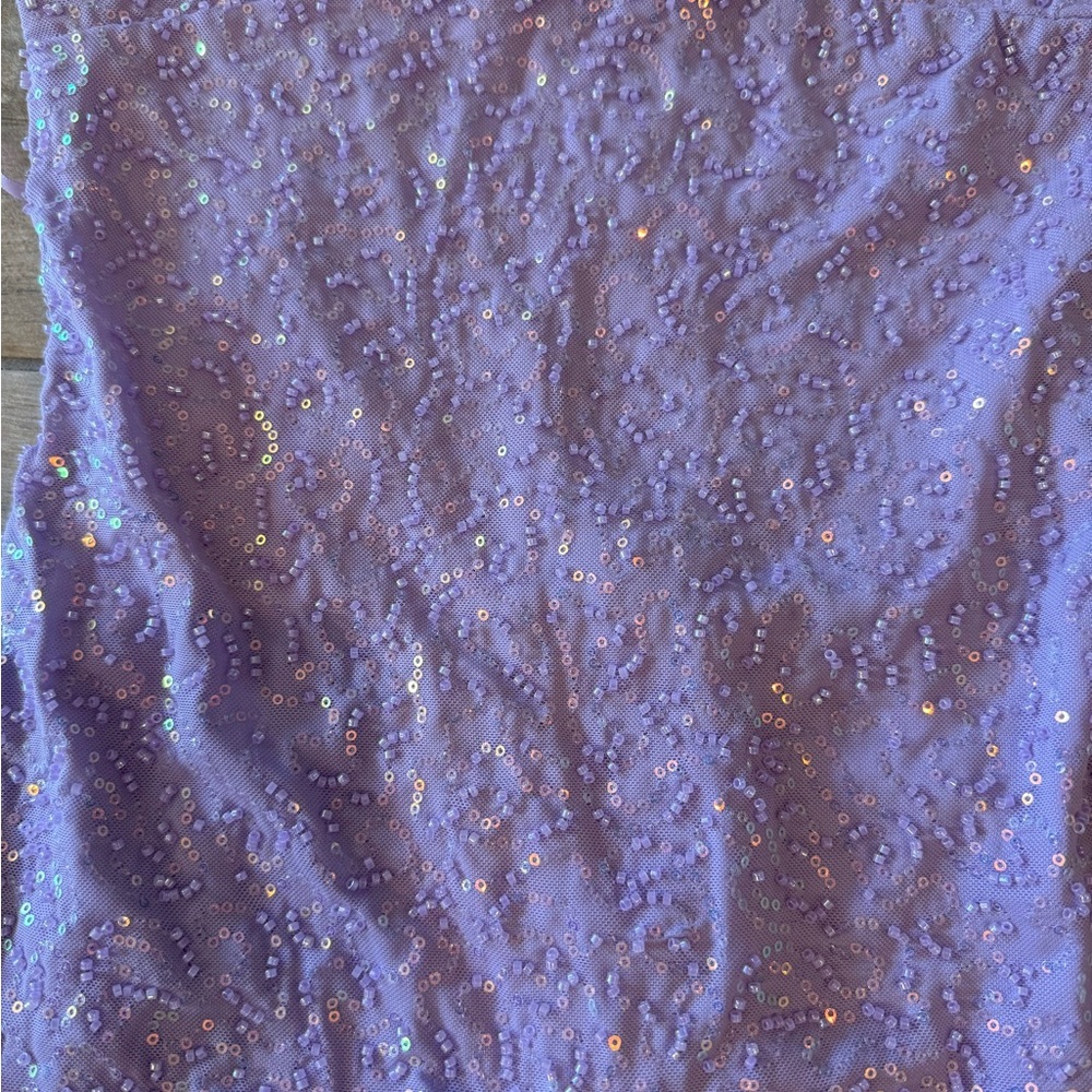 NWT Windsor Lavender Sequin Hoco Dress - Picture 2 of 9